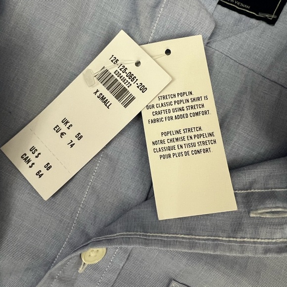 Abercrombie and Fitch Classic Oxford Shirt XS-Tall - Picture 5 of 8